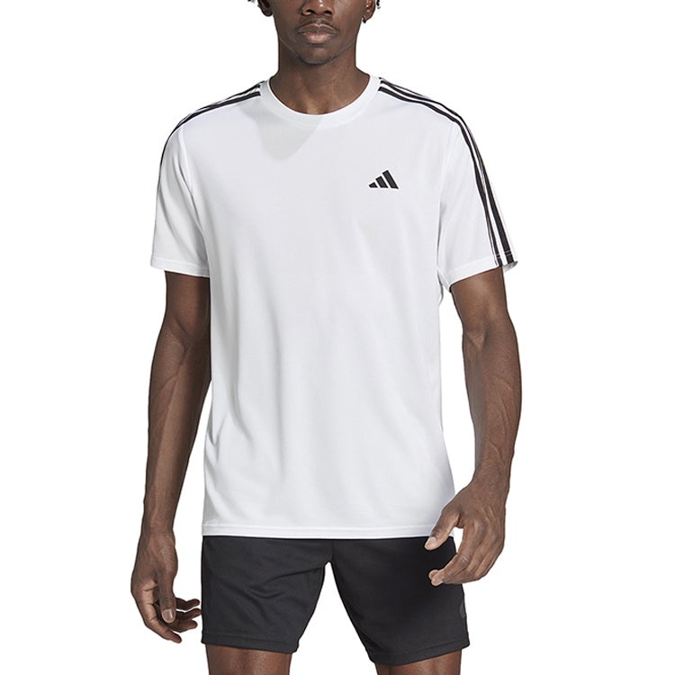 adidas Essentials 3-Stripes Training T-Shirt 'White' IB8151 - 2