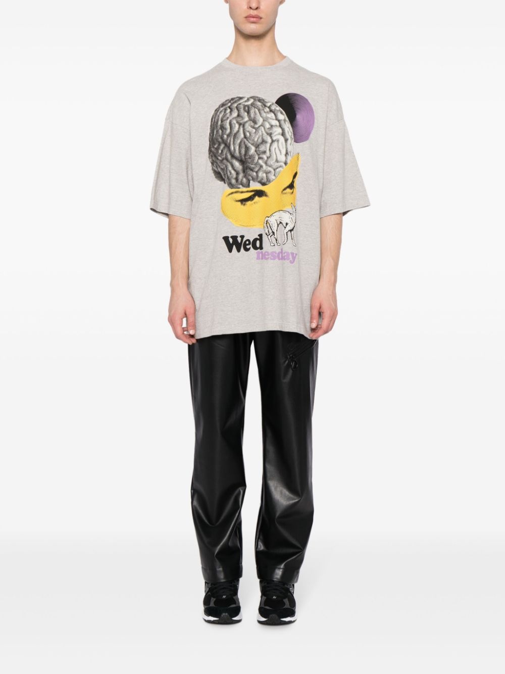 graphic-print cotton T-shirt - 2