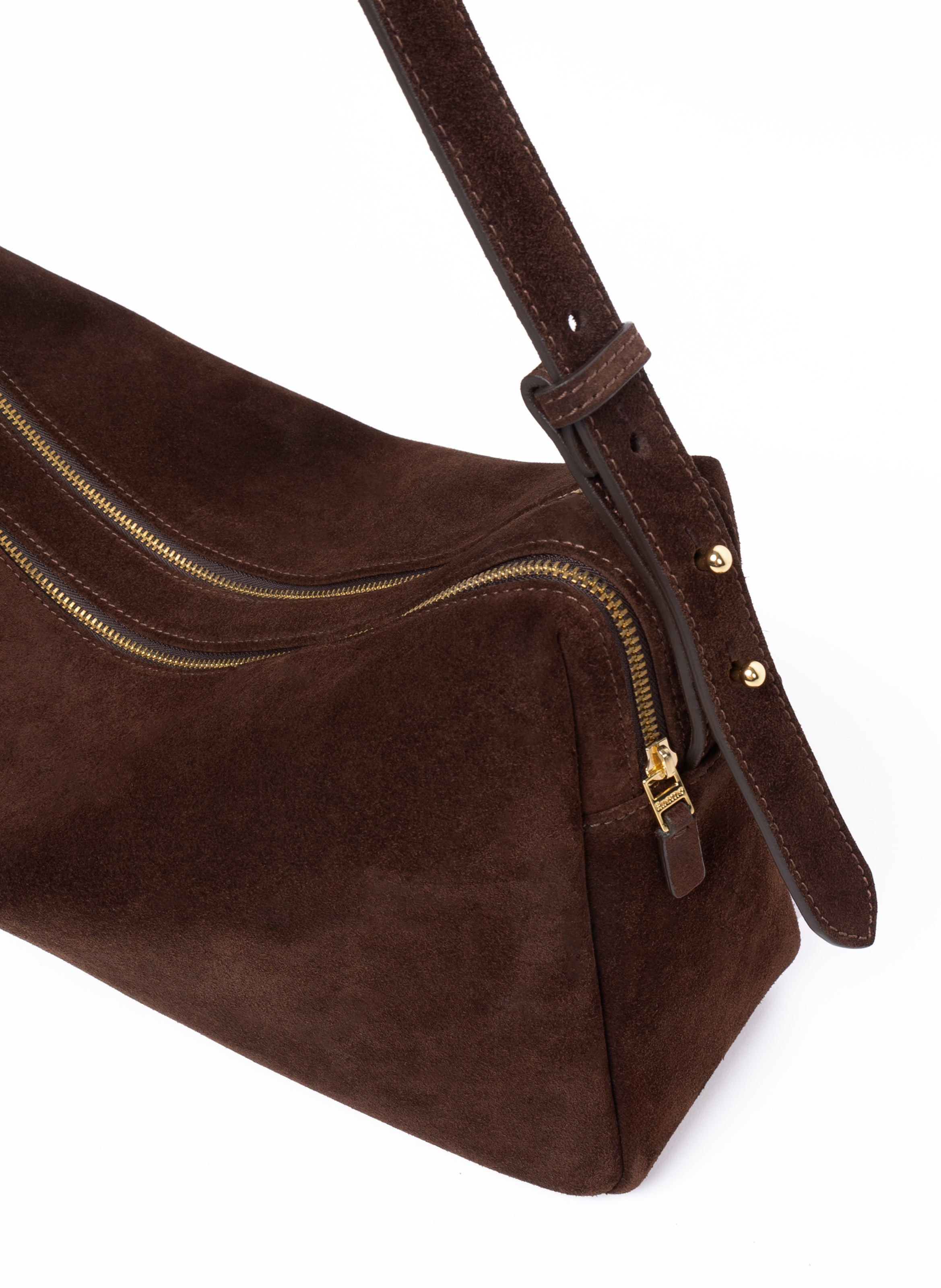 Trousse Large Suede Brownie-Pre order delivery in 3 weeks - 4
