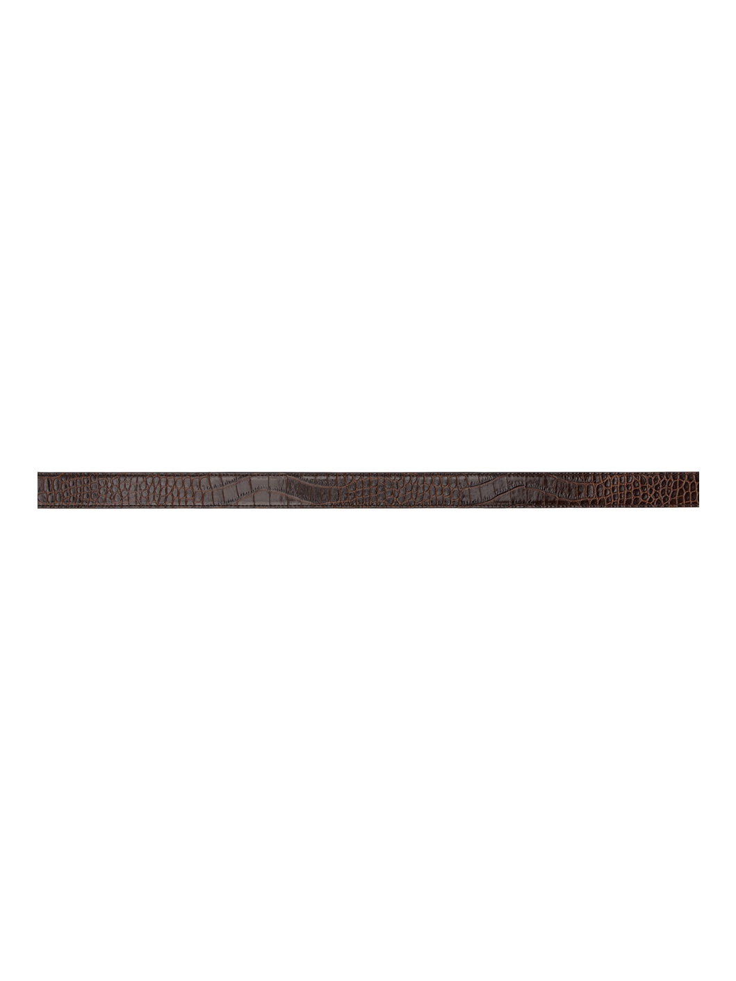 Brown Croc Stadium Reversible Belt - 2