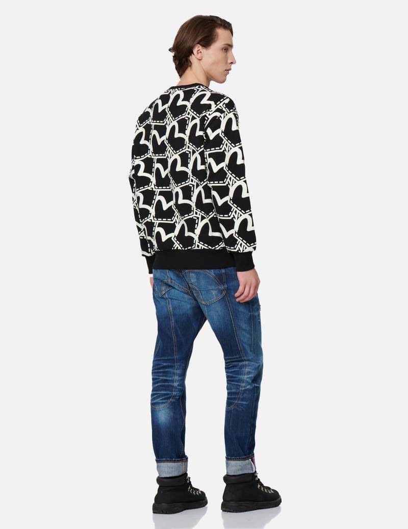 ALLOVER SEAGULL POCKET GRAPHIC PRINT SWEATSHIRT 4