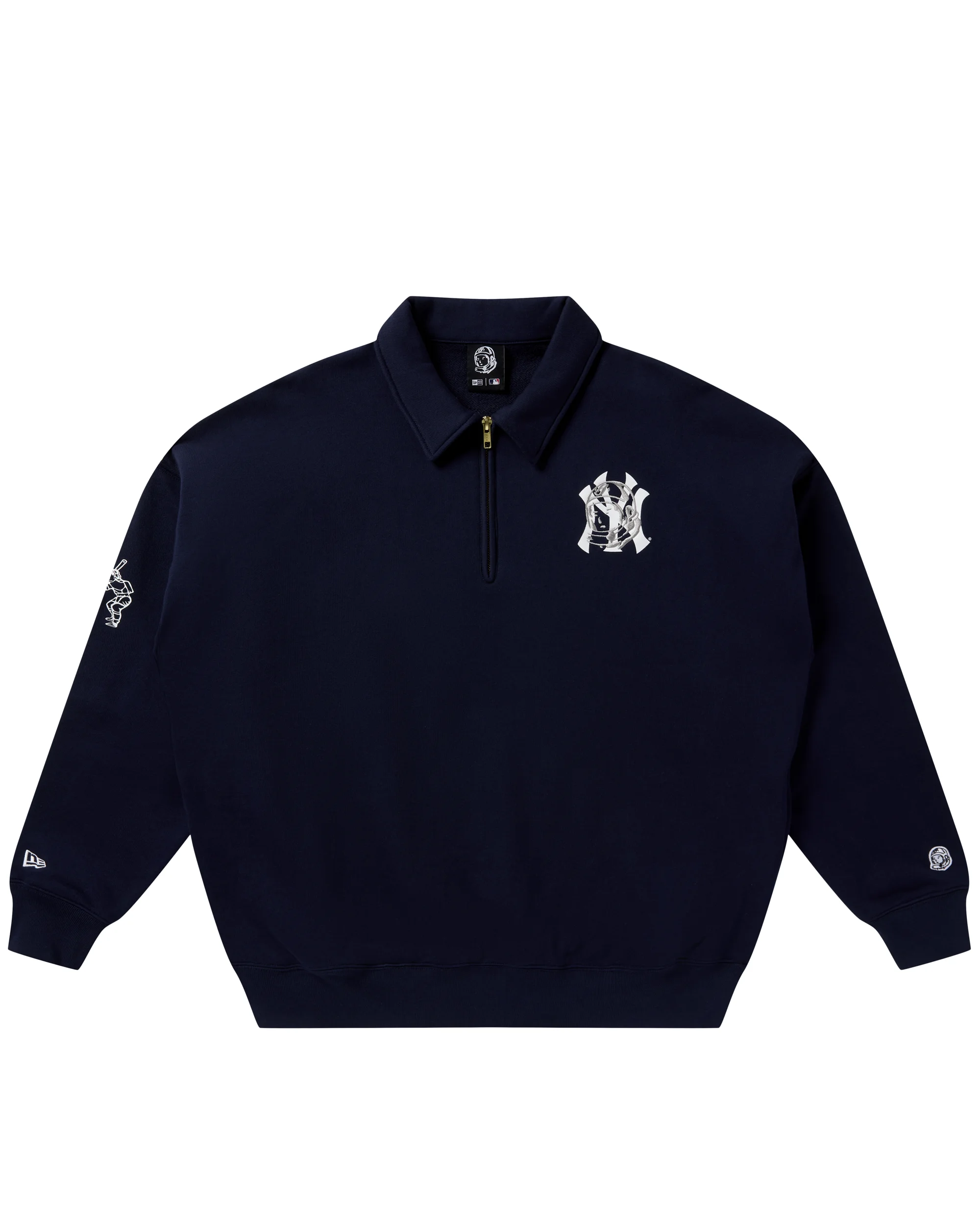 NY YANKEES QUARTER ZIP PULLOVER - 1