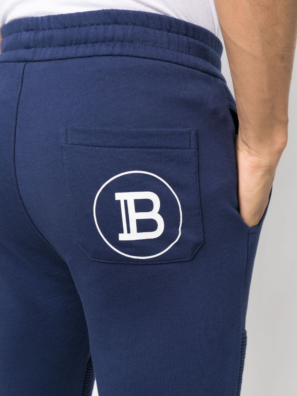 logo-print ribbed track pants - 5