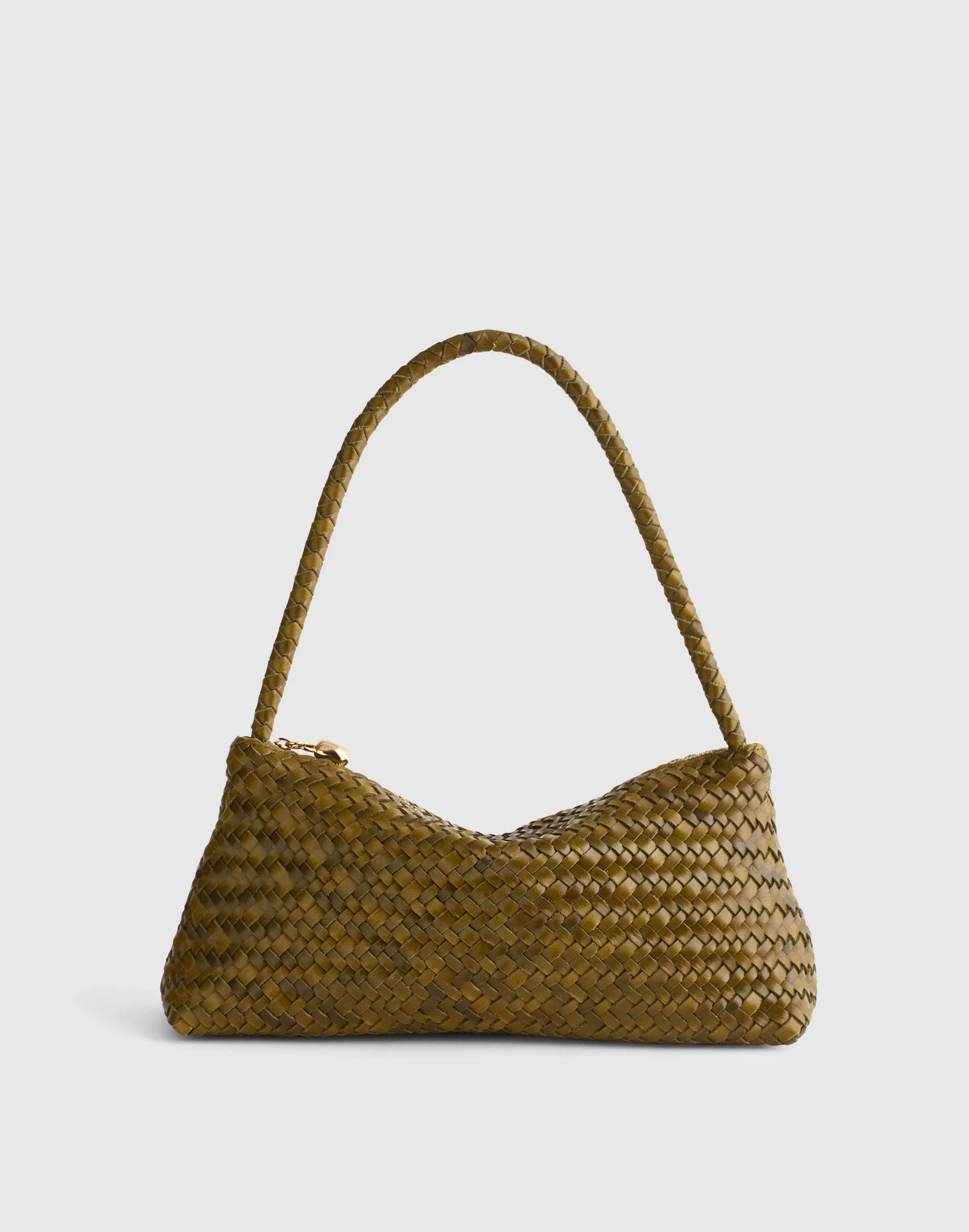 The Signature Woven Mini Zip Shoulder Bag - 1