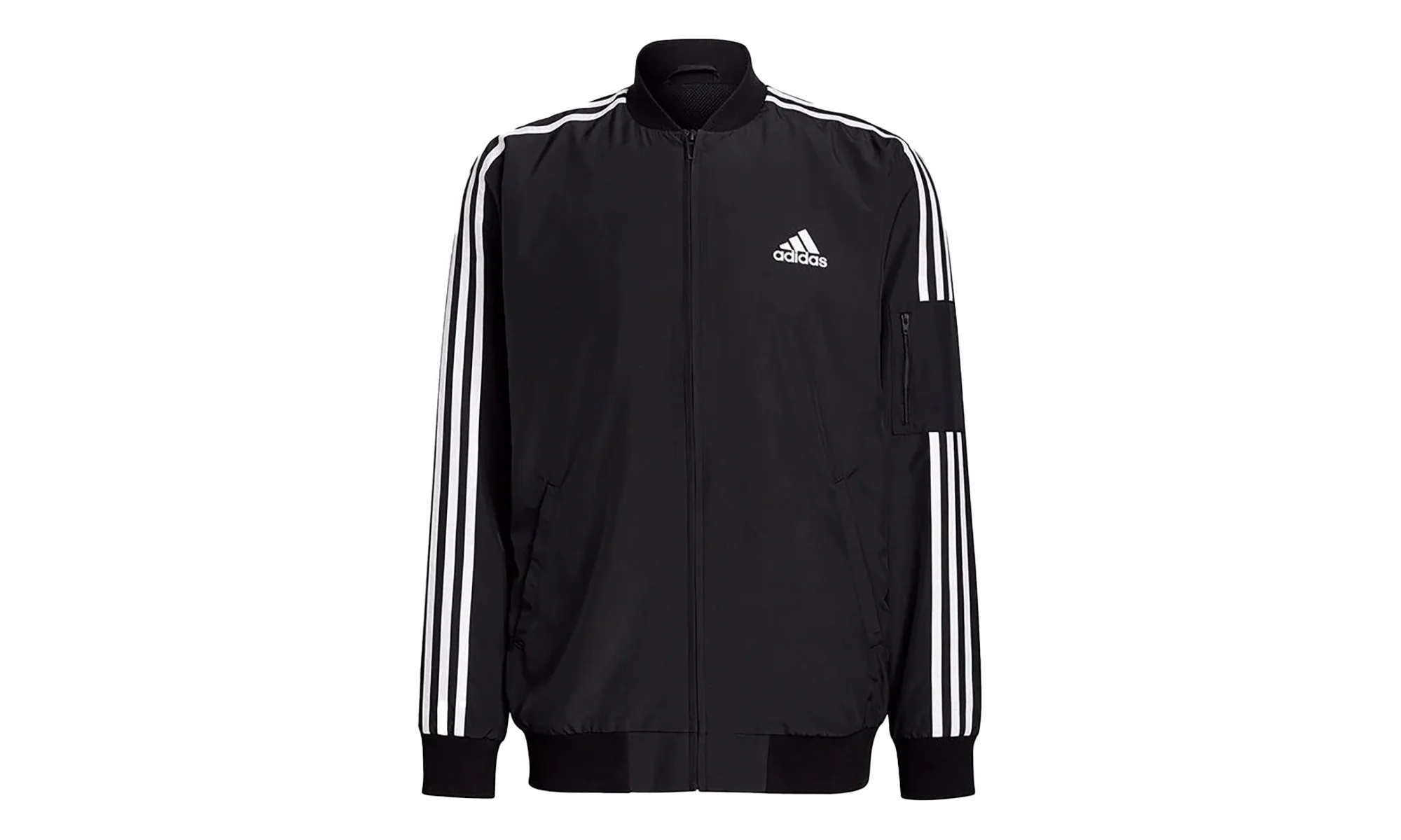 Essentials Woven 3-Stripes Jacket "Black / White" GV5254 - 1