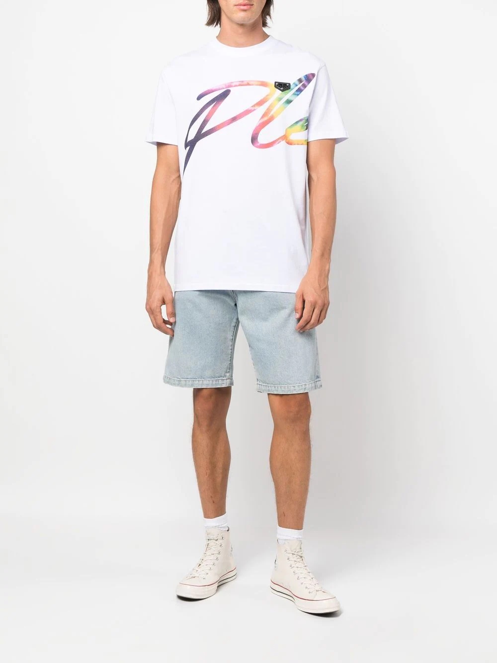 logo-print detail T-shirt - 3