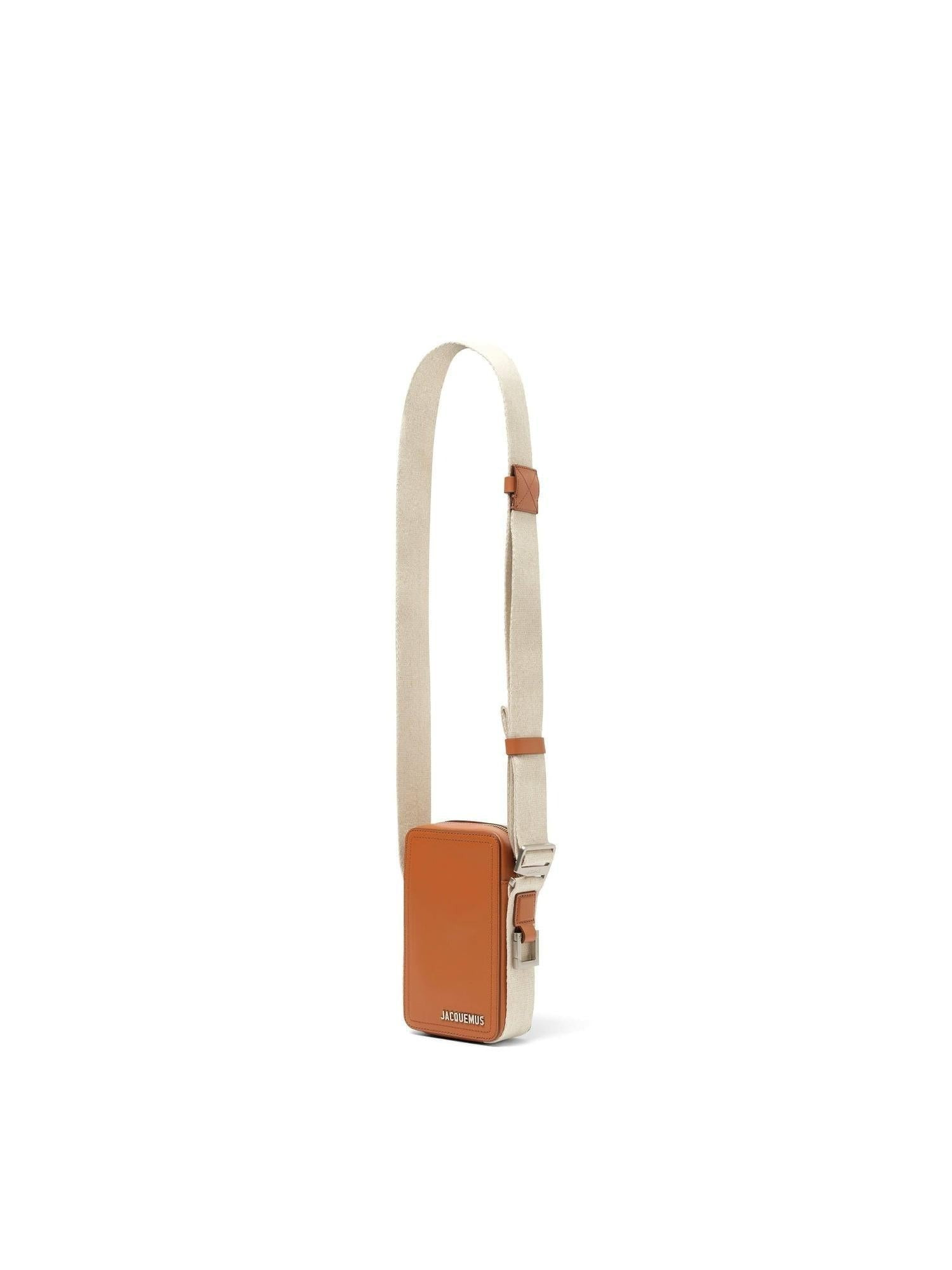 Le Cuerda Vertical Leather Bag in Light Brown 2 - 2
