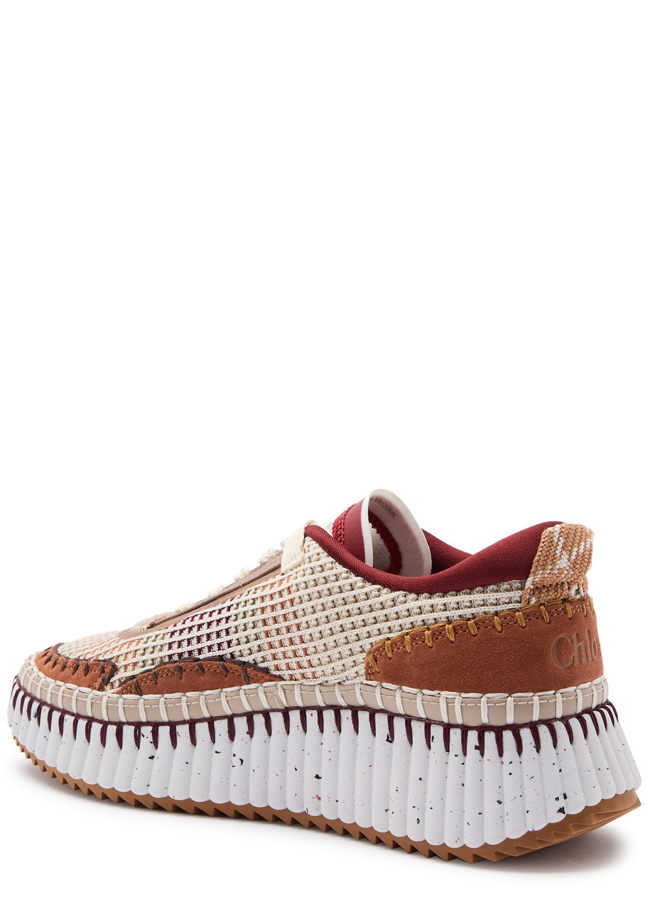 Chloe Nama Panelled Knitted Sneakers - 2