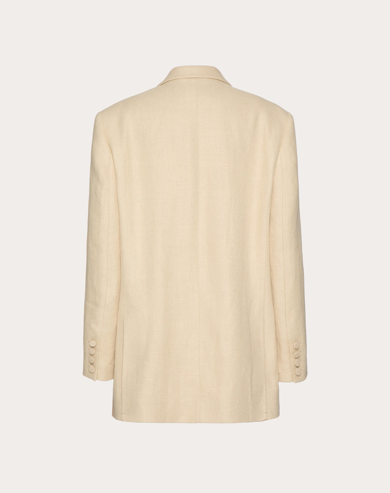 Valentino LINEN CANVAS JACKET outlook
