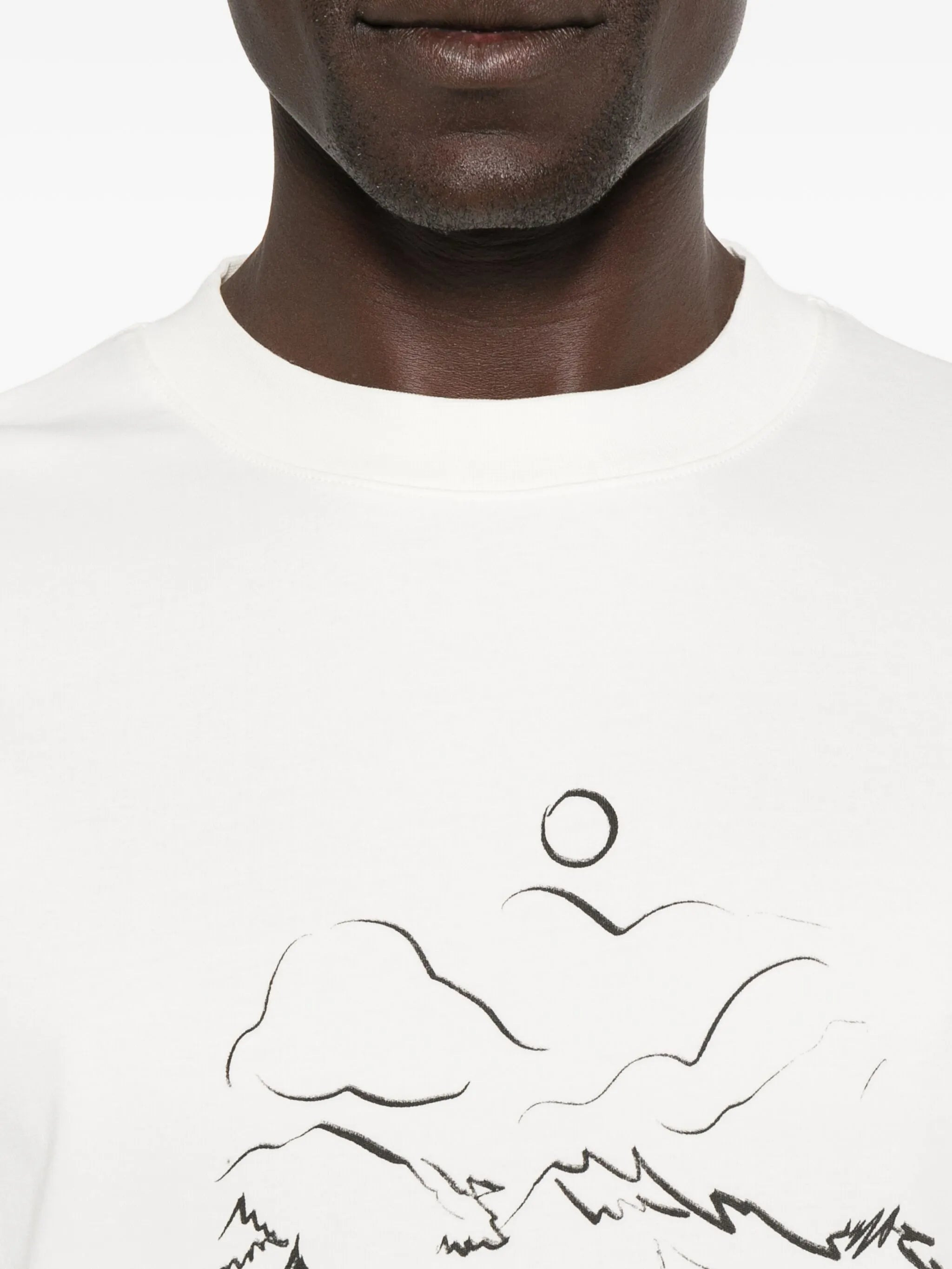 Drole De Monsieur Landscape-print T-shirt - 2