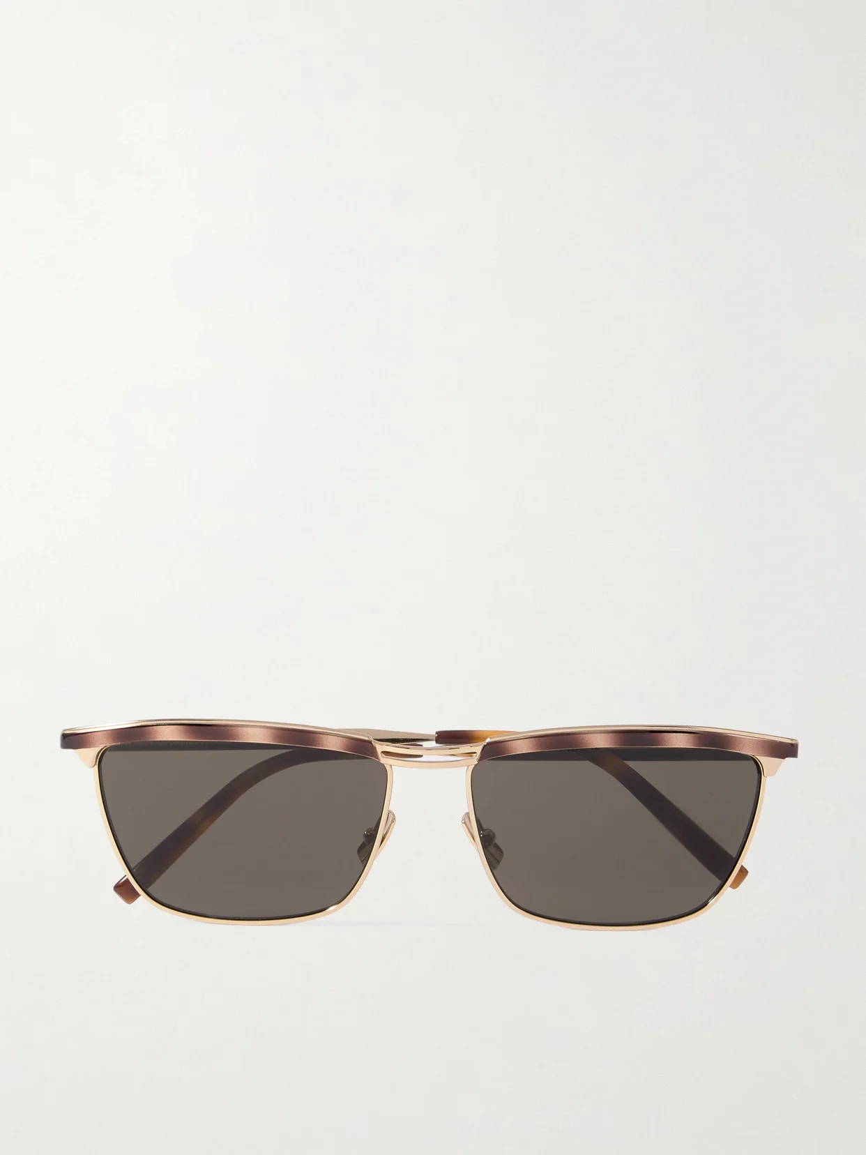 Joe D-frame Tortoiseshell Acetate And Gold-tone Sunglasses - 1