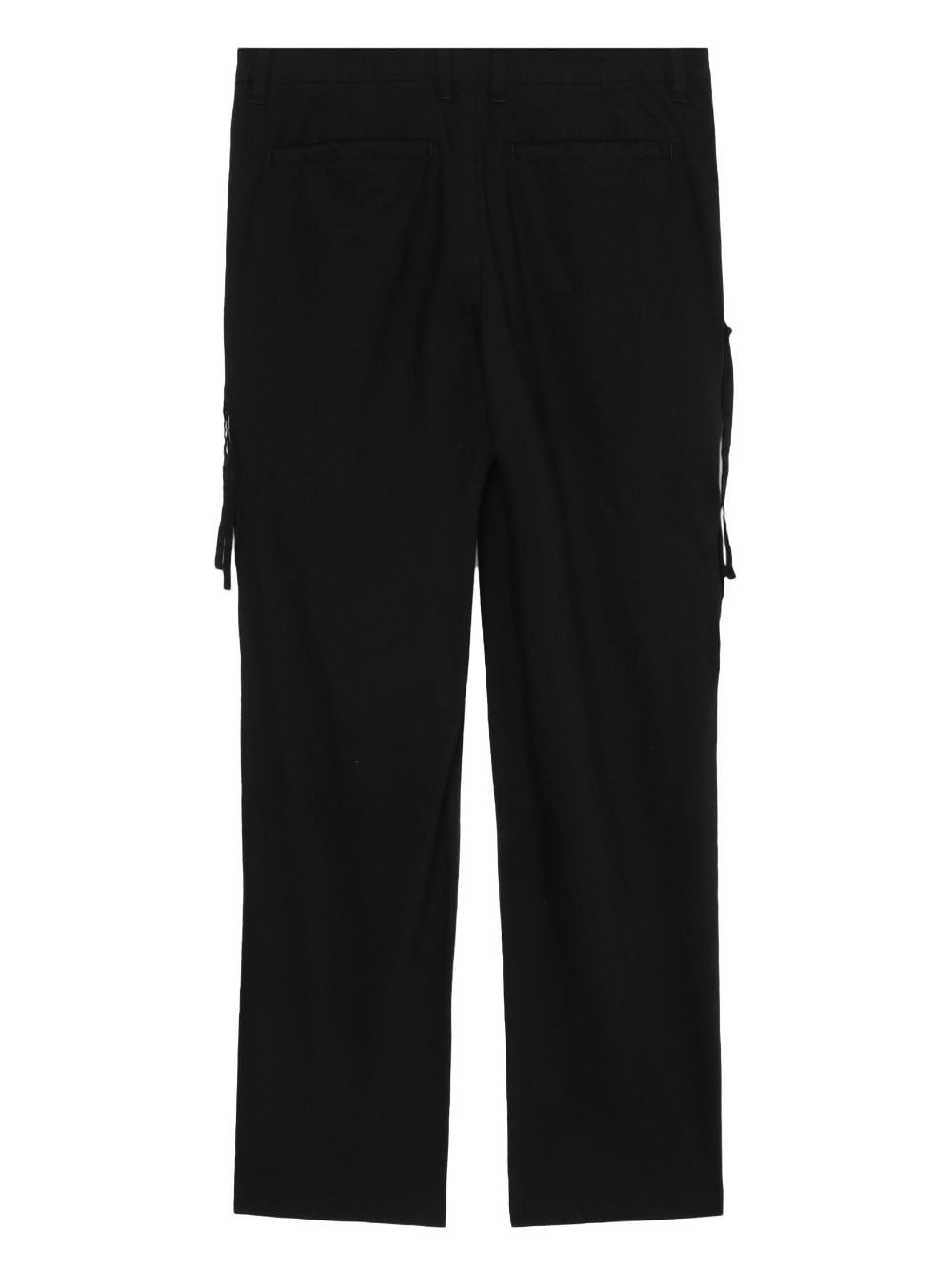 zip-detail straight-leg trousers - 6