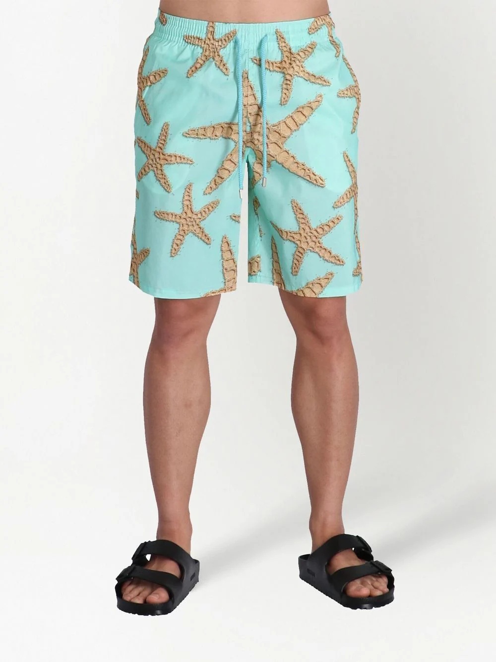 starfish-print swimming shorts - 3