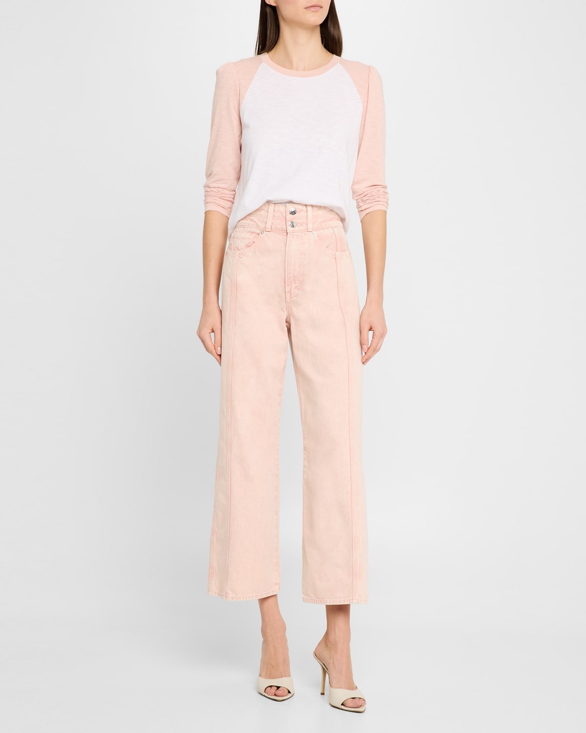 Taylor Crop High-Rise Wide Jeans - 2