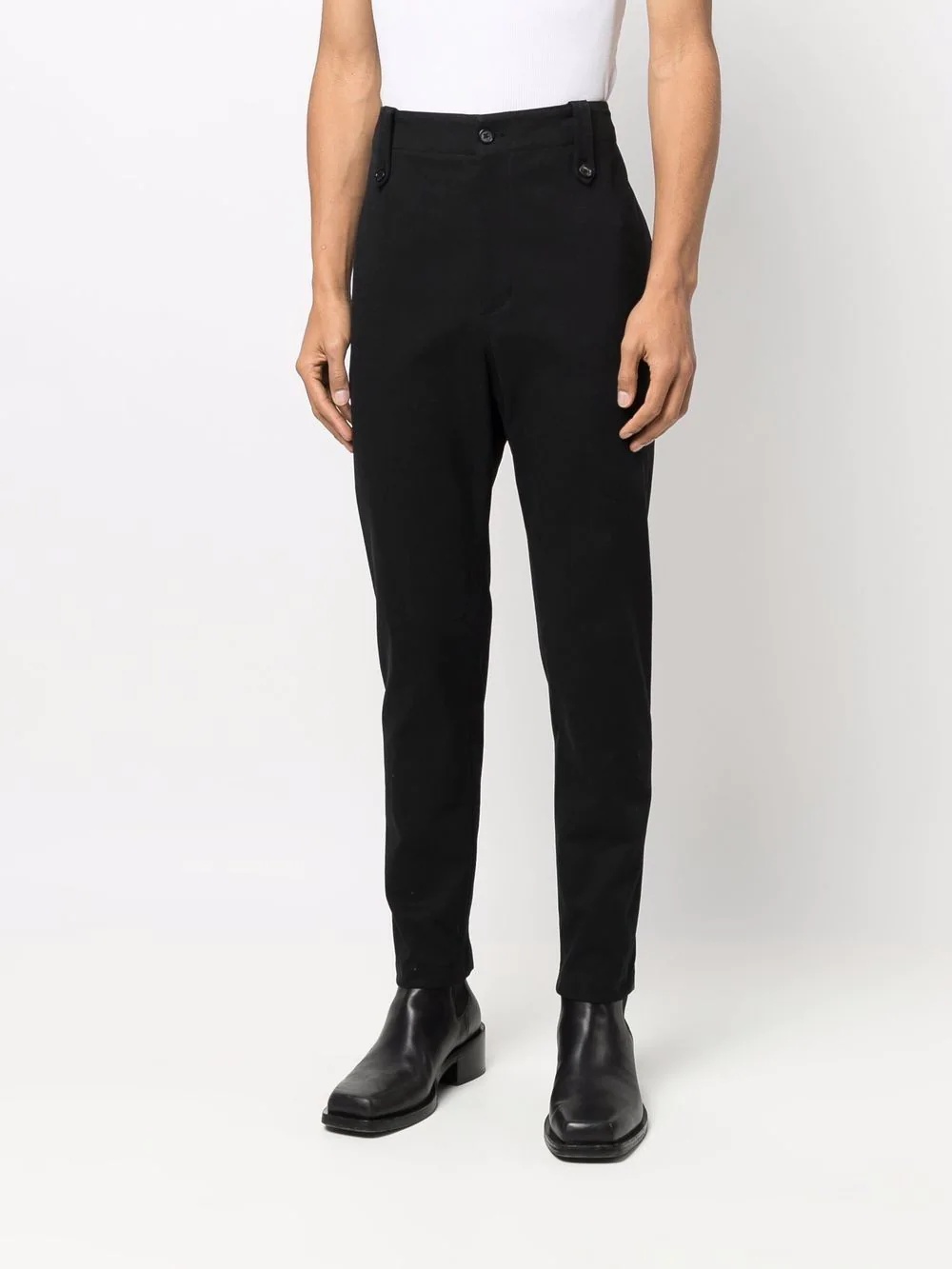 tailored zipped-cuff trousers - 3