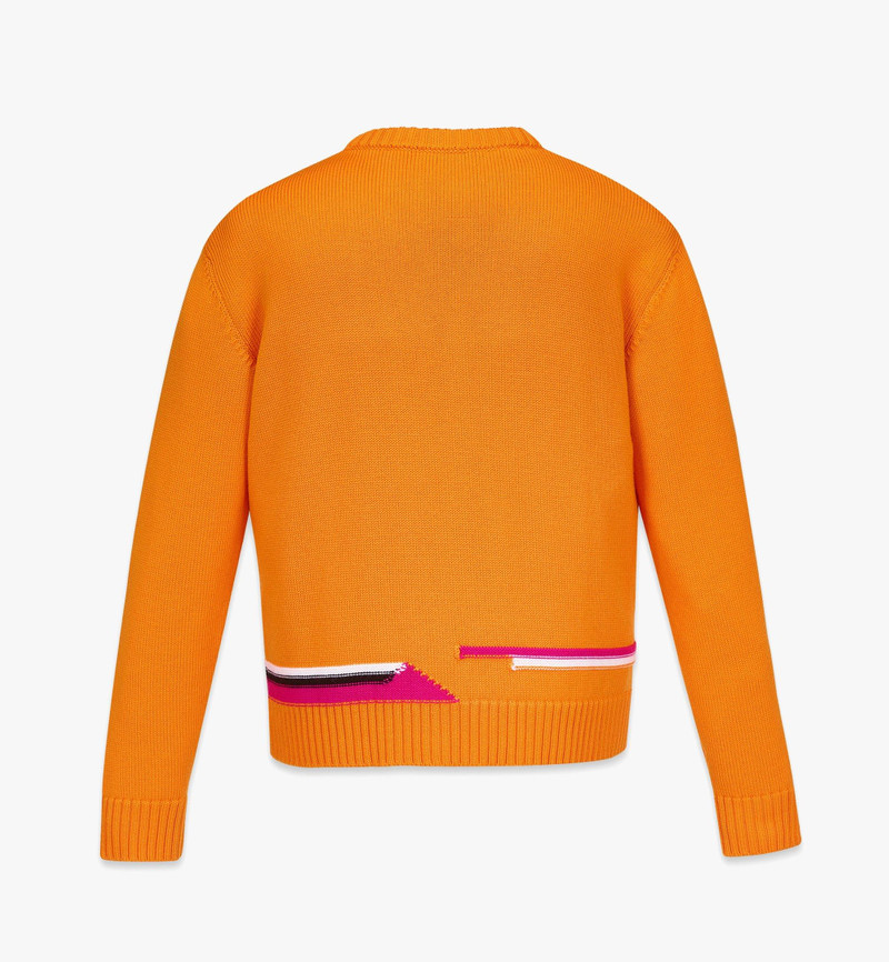 Men’s Intarsia M Pup Sweater in Wool 3