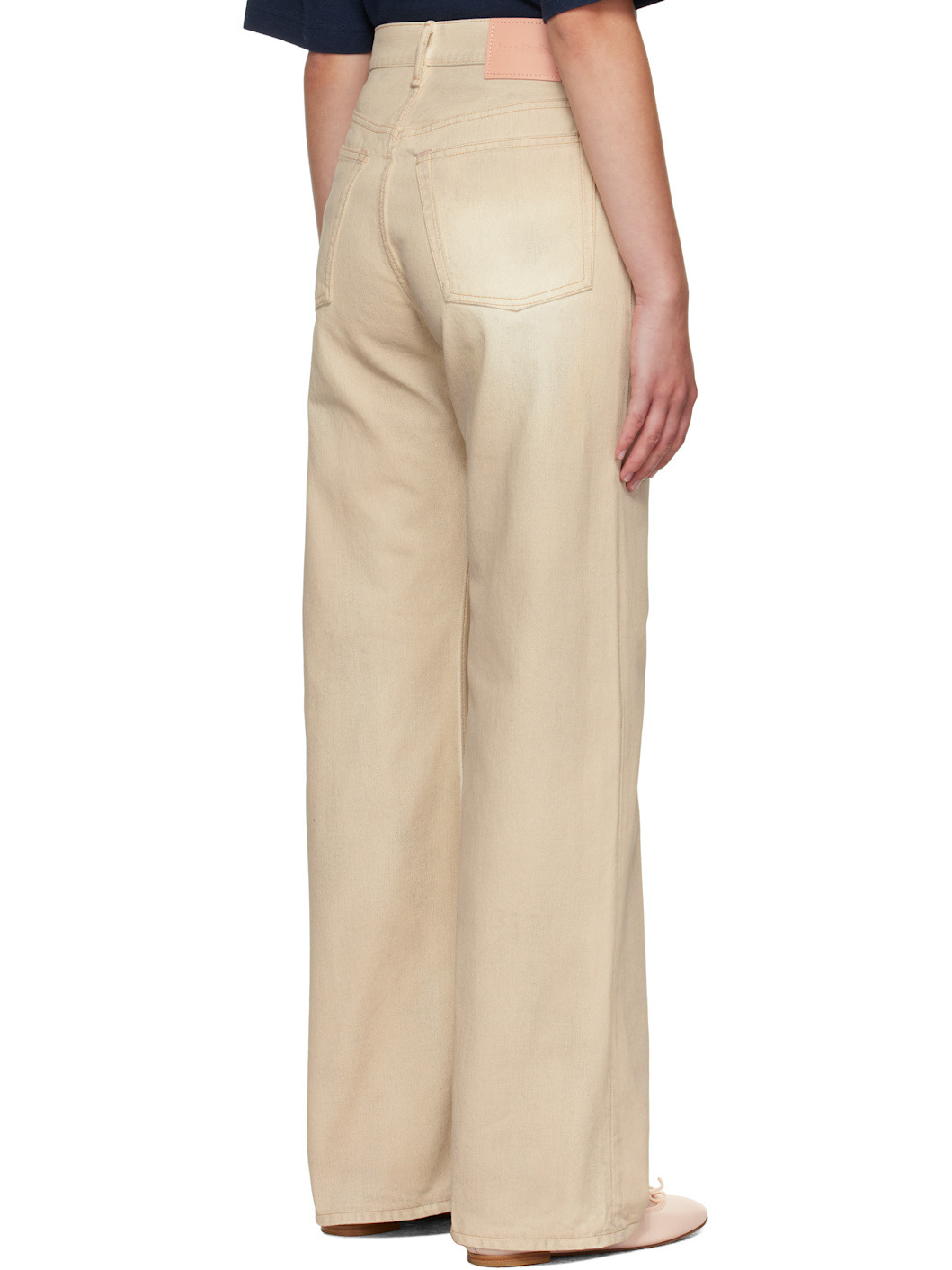 Beige 2021F Regular Fit Jeans - 3
