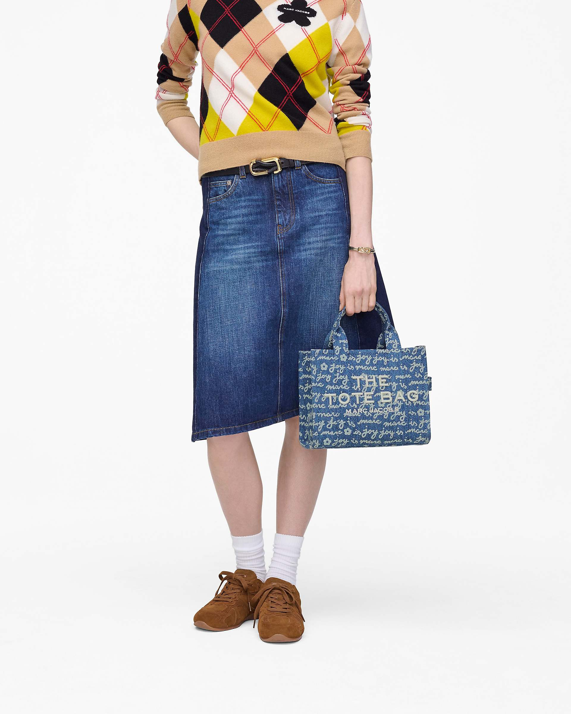 THE JOY DENIM SMALL TOTE BAG - 9