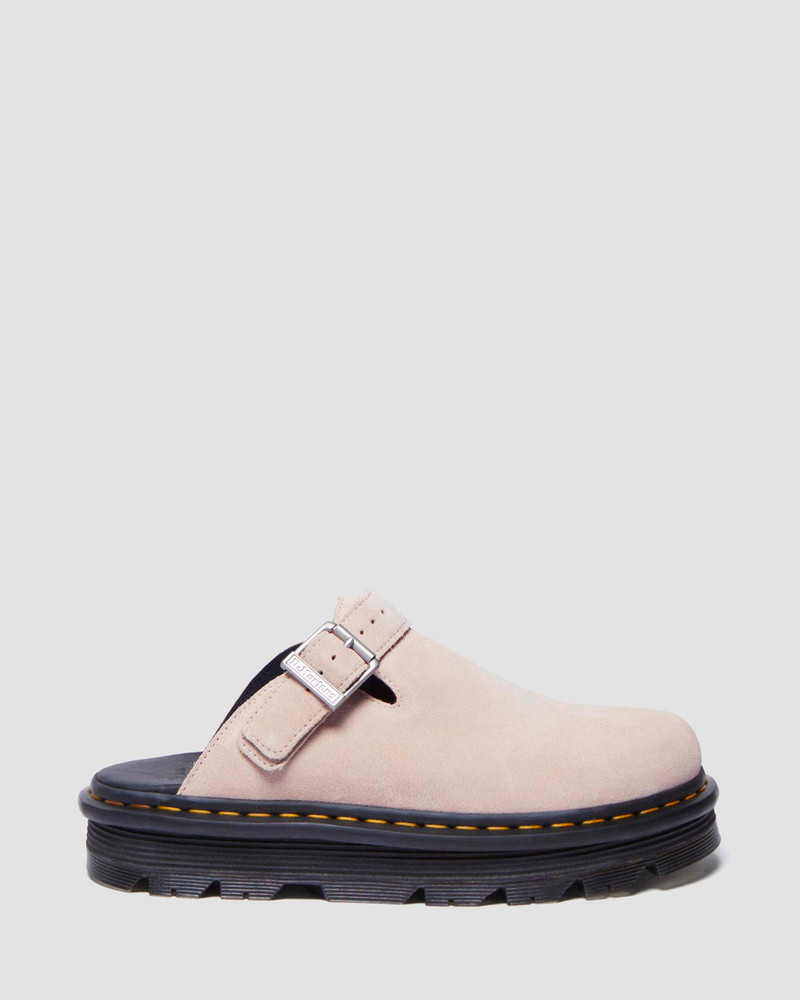 Zebzag Suede Slingback Platform Mules - 1