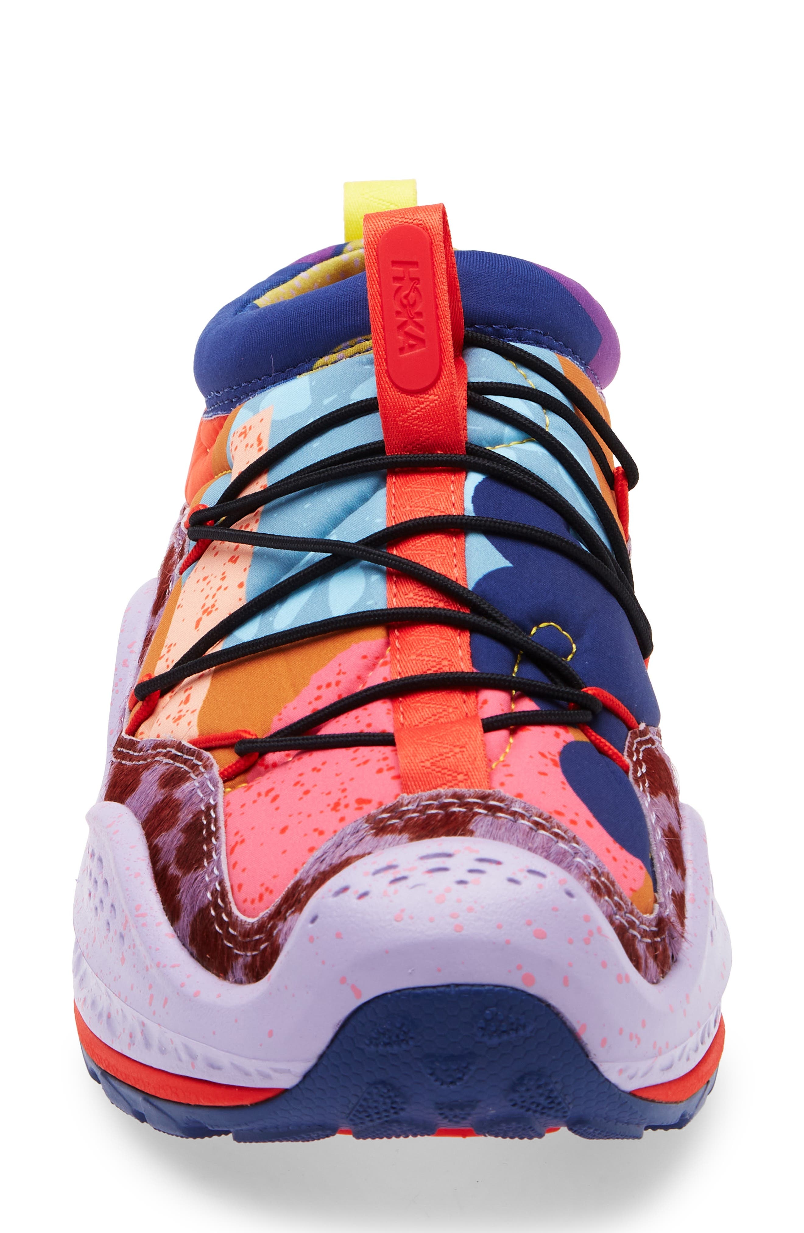 HOKA Gender Inclusive Ora Primo Studio Proba Recovery Slip-On Sneaker in Vermillion Orange /Gold at  - 5