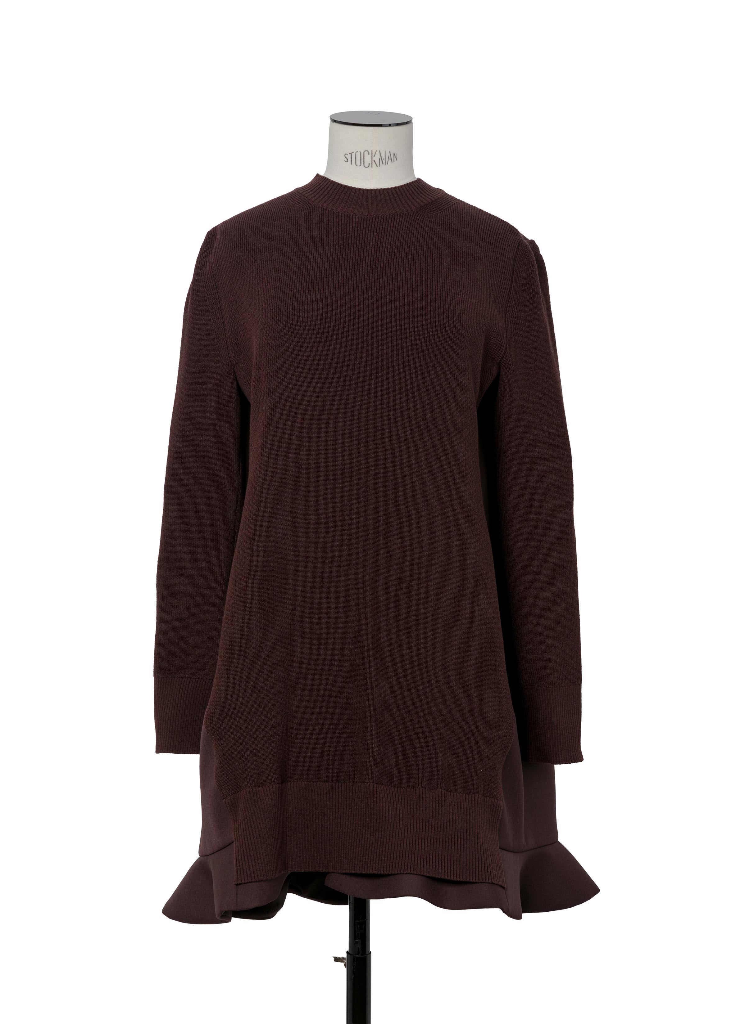Suiting Mix Knit Dress - 2