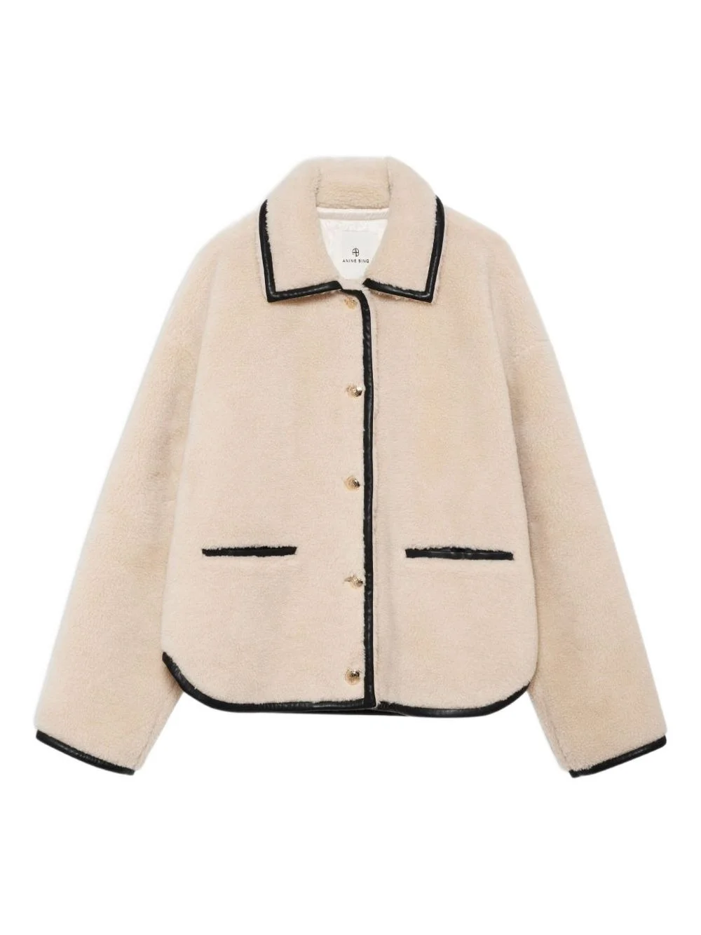 piped camden teddy jacket - 1