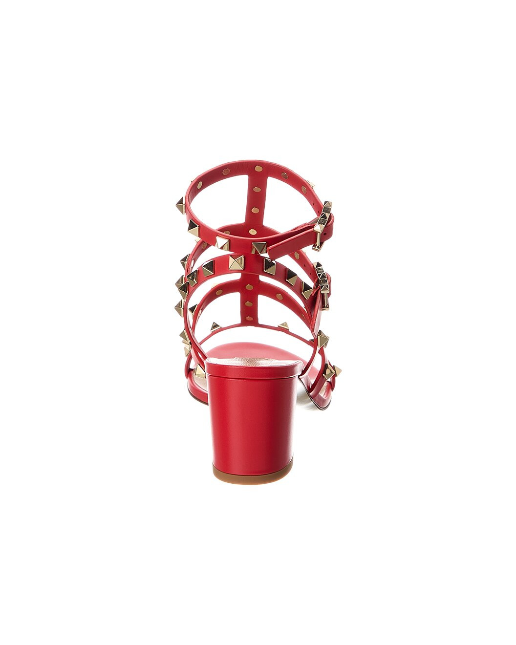 Valentino Rockstud Caged 60 Leather Ankle Strap Sandal - 3