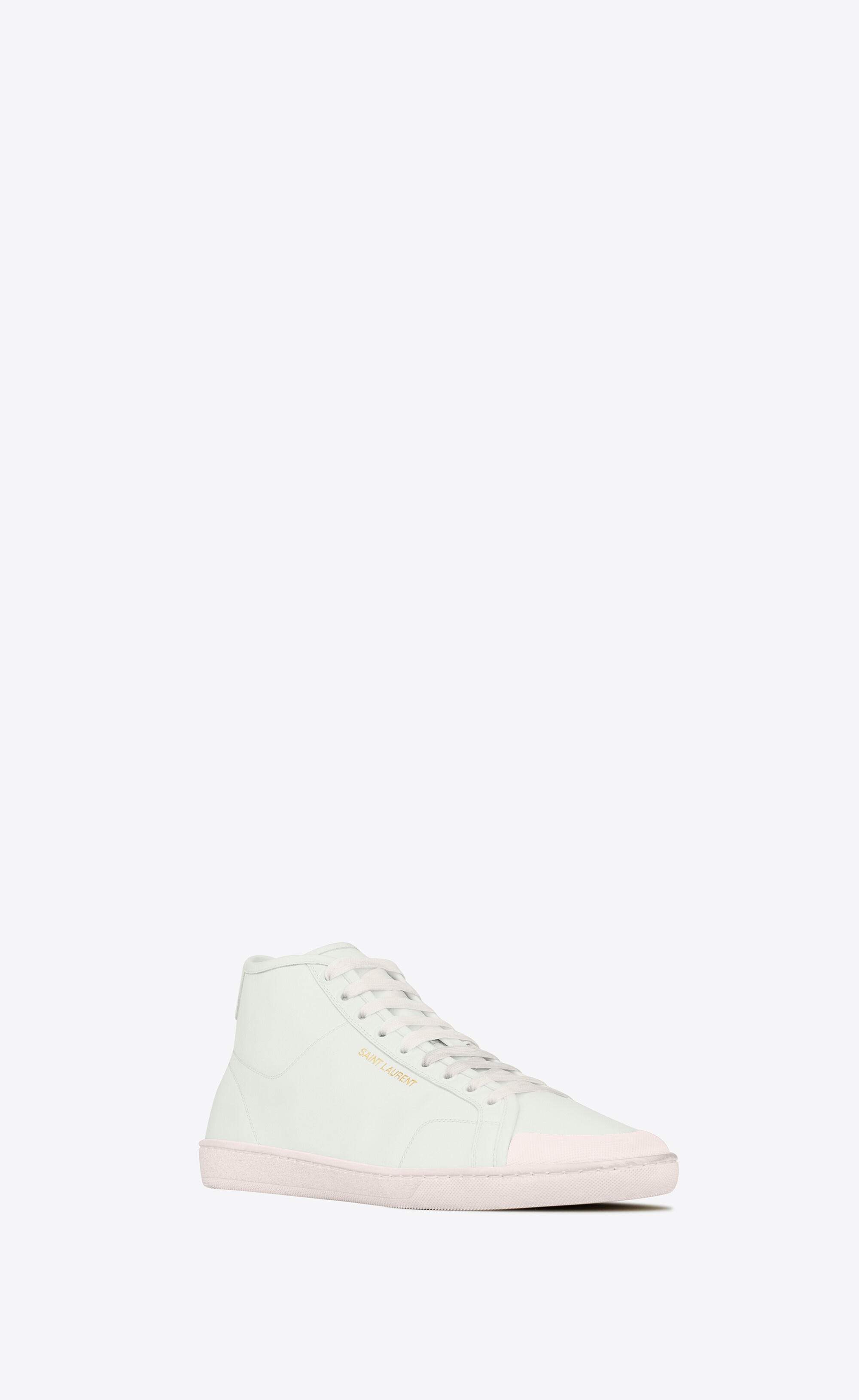 court classic sl/39 mid-top sneakers in grained leather - 4