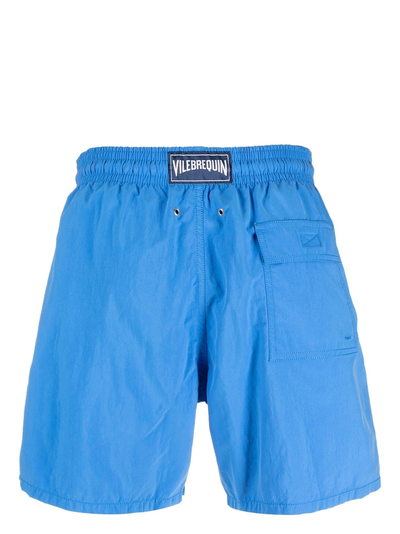 Vilebrequin embroidered-logo drawstring shorts outlook