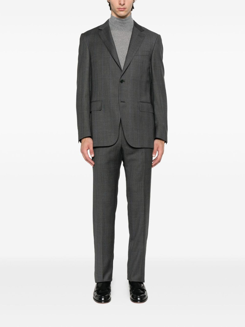 Canali checked suit outlook