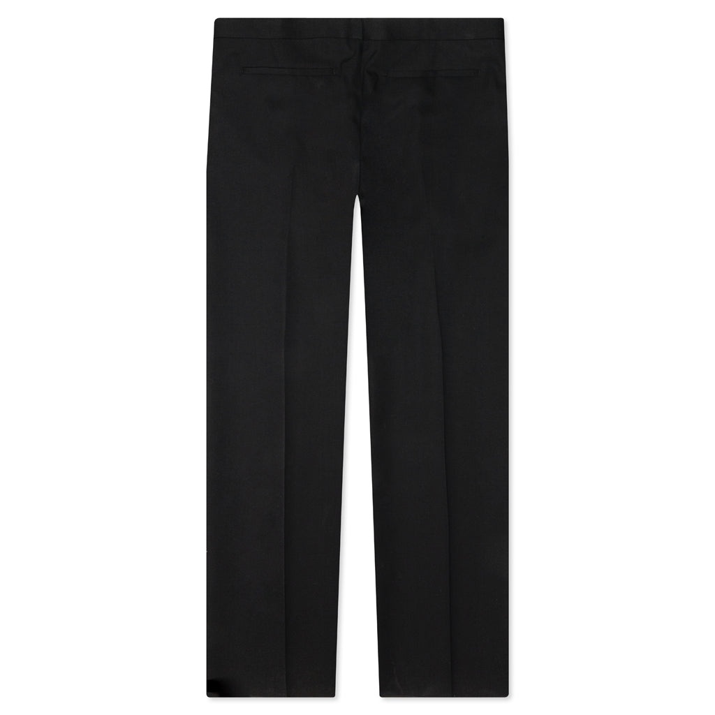 NO SIDE SEAM TROUSERS - BLACK - 2