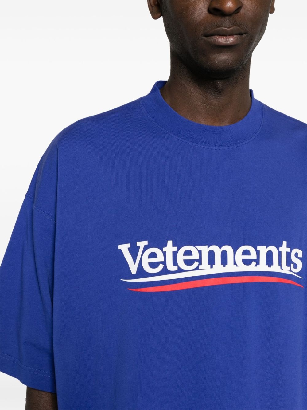 logo-print cotton T-shirt - 6