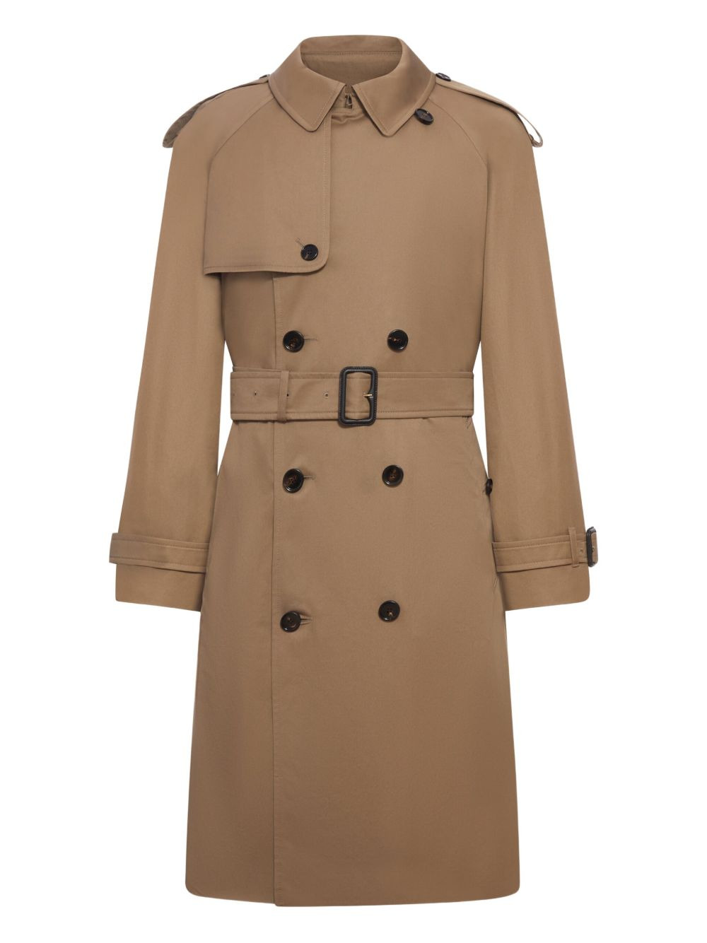 double-breasted trench coat - 1