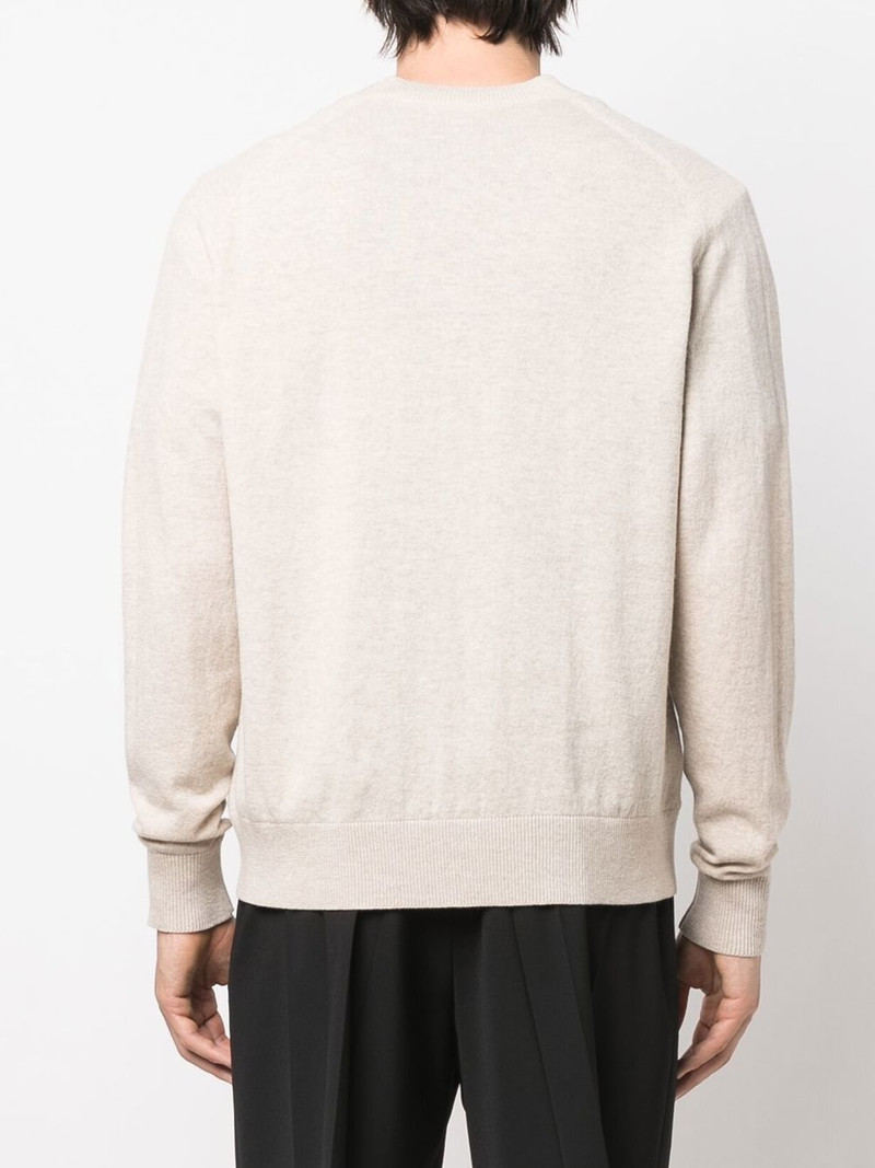 snakeskin-print panelled cardigan 4