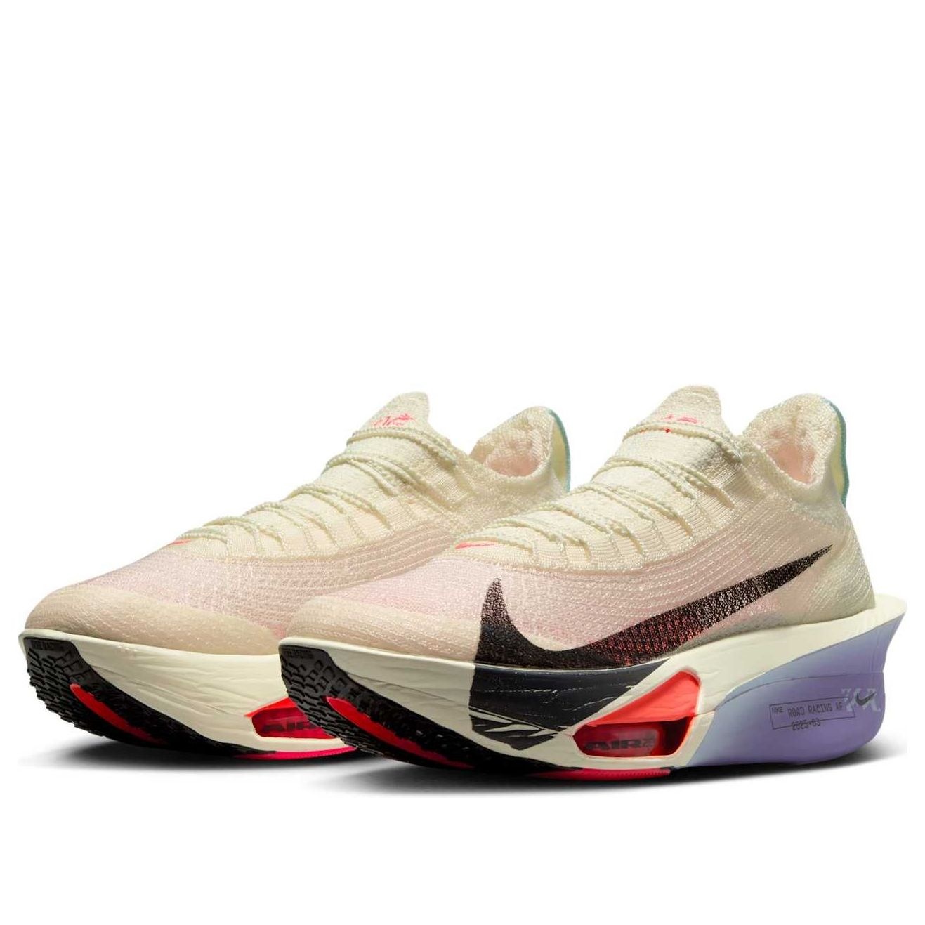 (WMNS) Nike Air Zoom Alphafly NEXT% 3 'Coconut Milk Off Noir Dusty Amethyst Hot Lava' FD8315-101 - 3