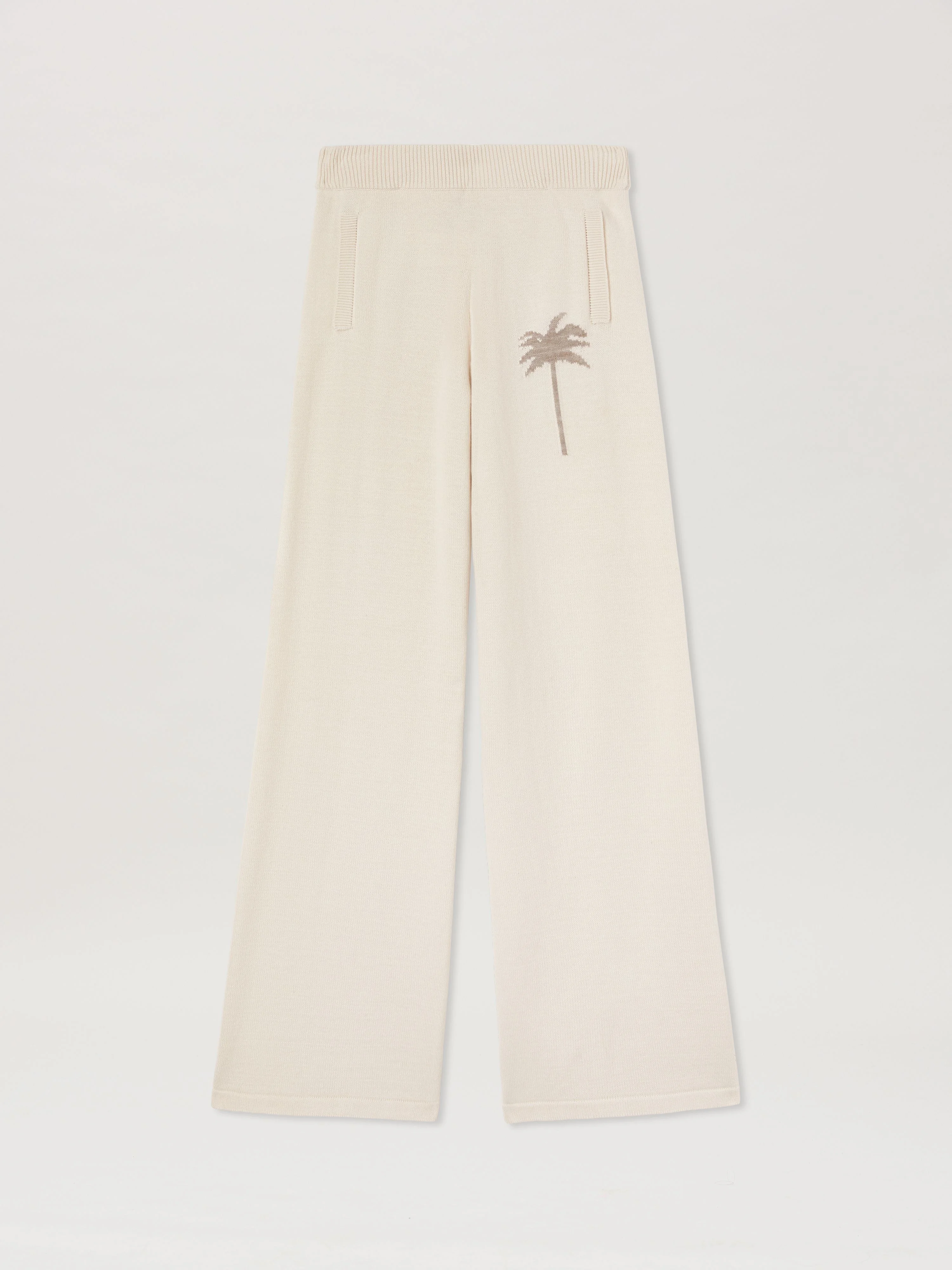 Palm Inlay Track knit jacket - 1