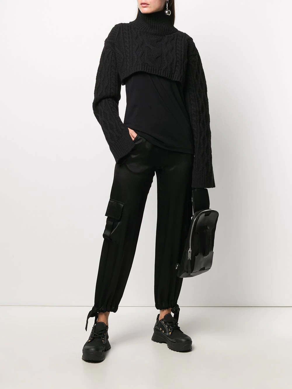 cropped bolero jumper - 2