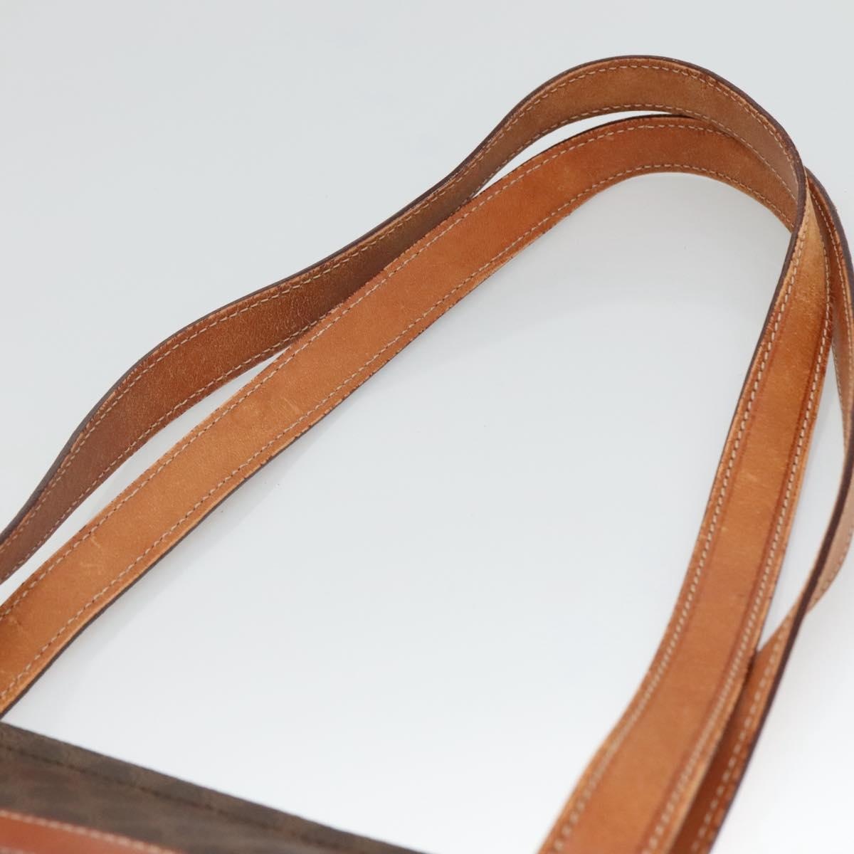CELINE Macadam Canvas Tote Bag Pvc Leather Brown - 8