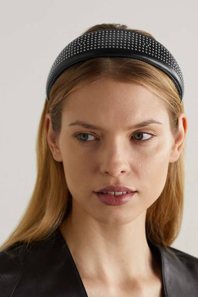 Alaïa Studded leather headband outlook