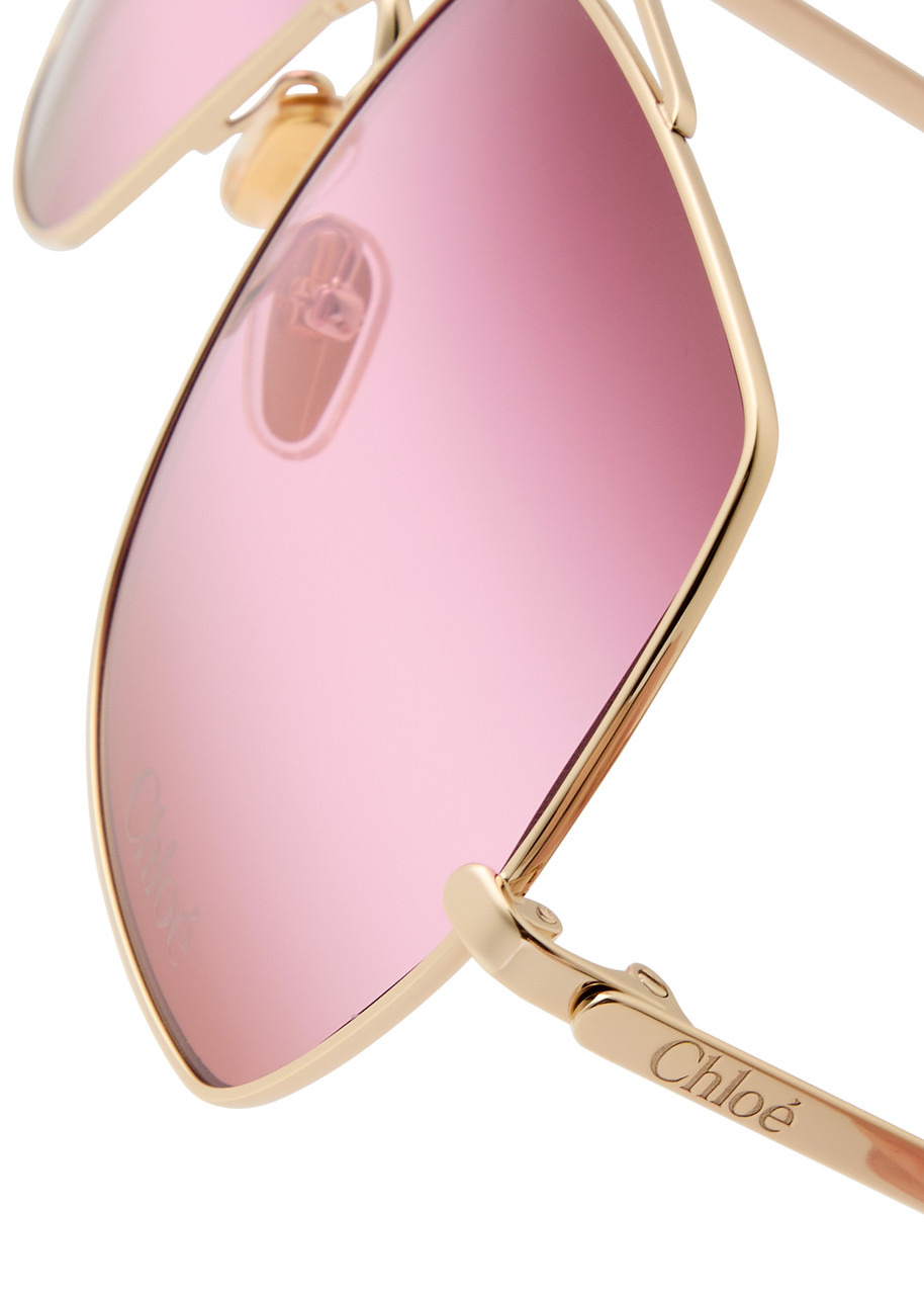 Chloe Aviator-style Sunglasses - 3