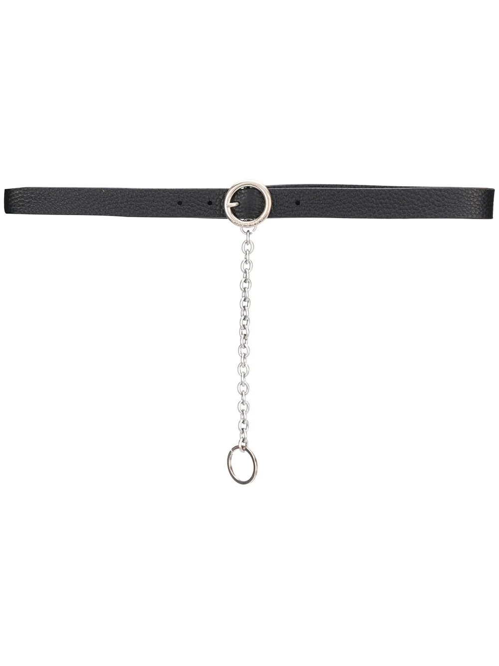 leather keyring buckle belt - 1