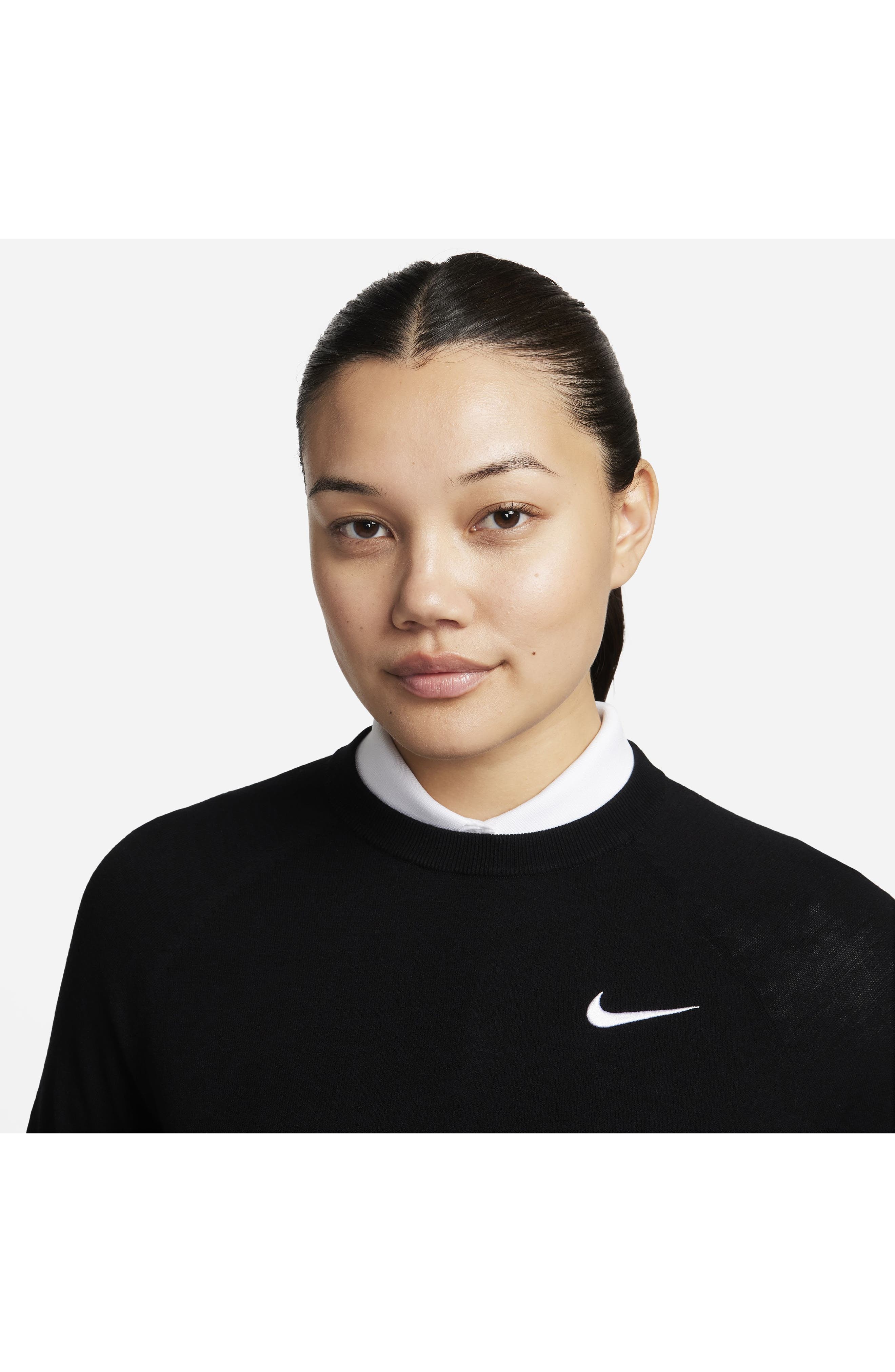 Nike Tour Golf Sweater in Black/White at Nordstrom - 5
