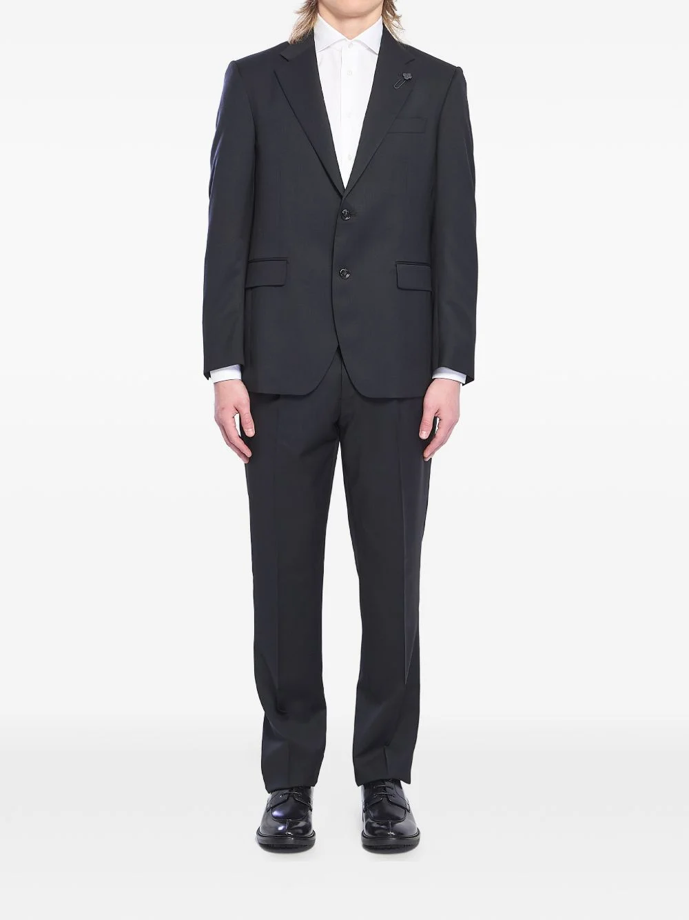 feeling button single-breasted suit - 1
