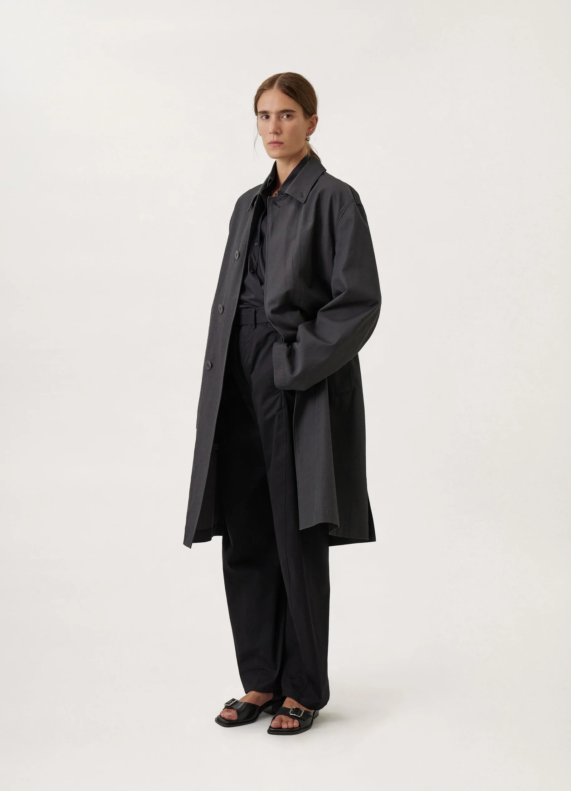 Lemaire CAR COAT VISCOSE COTTON | REVERSIBLE