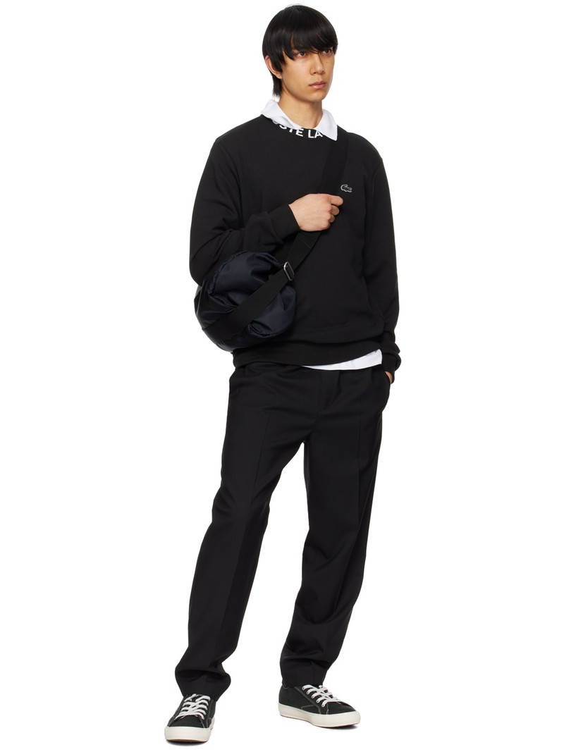 LACOSTE Black Jacquard Sweatshirt outlook