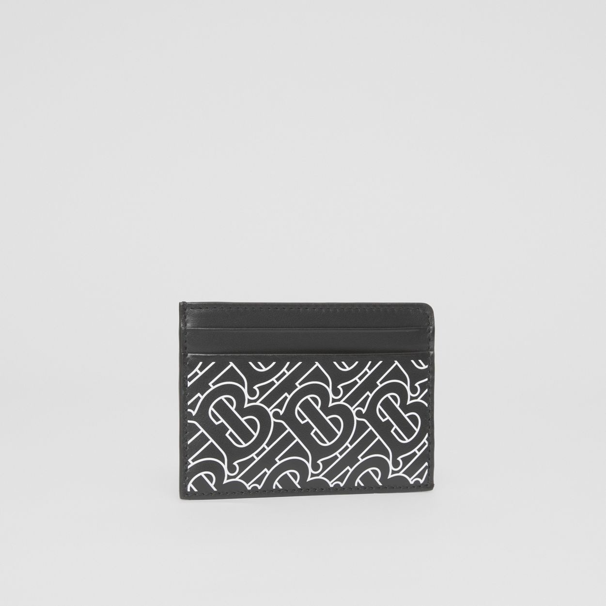 Monogram Print Leather Card Case - 4