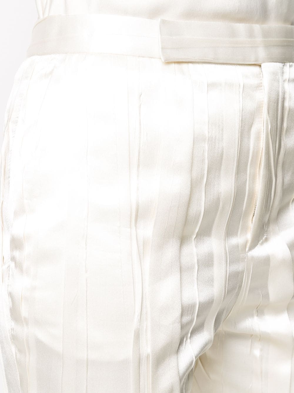 crinkle-effect tailored trousers - 5