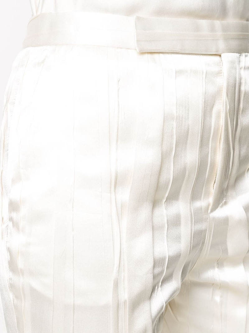 crinkle-effect tailored trousers 5