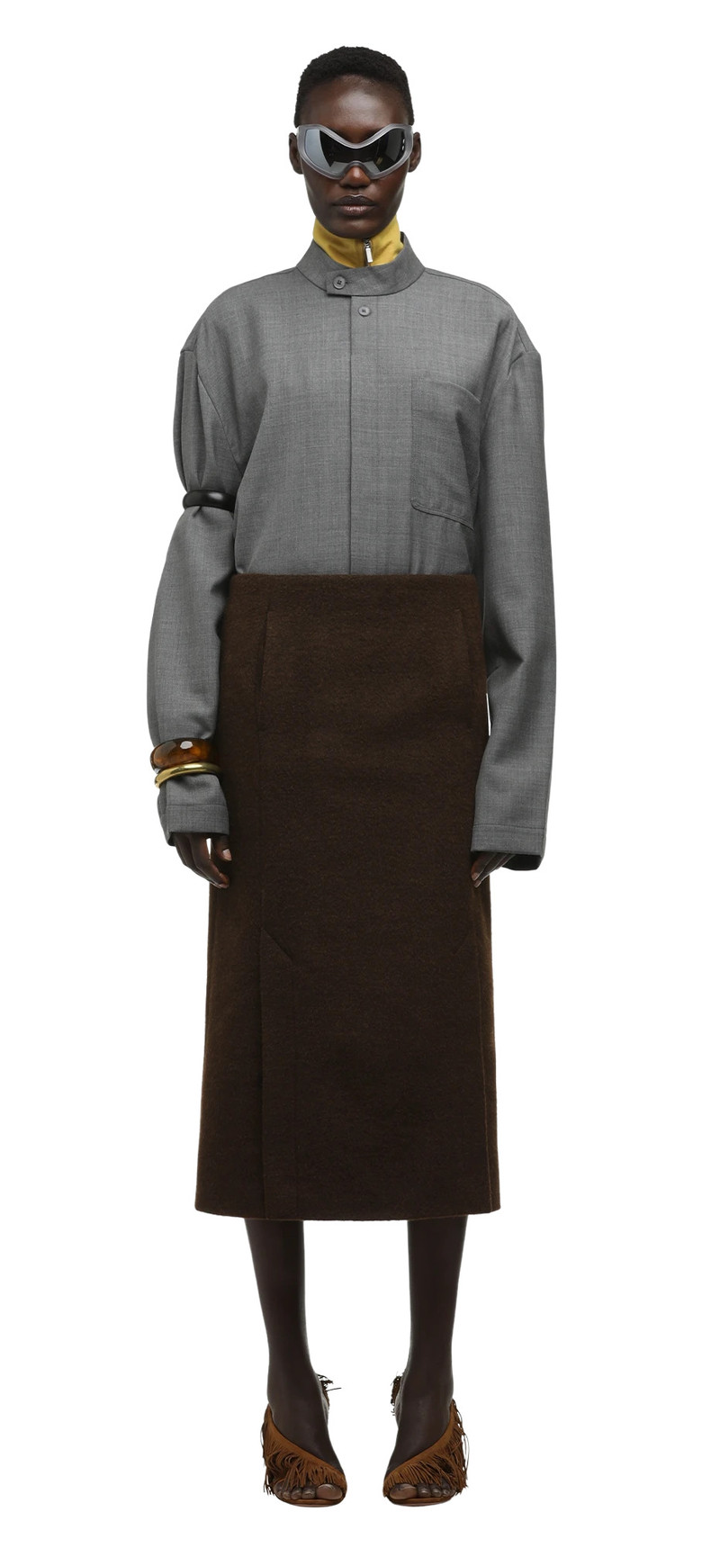 ROSA SHIRT GREY 3