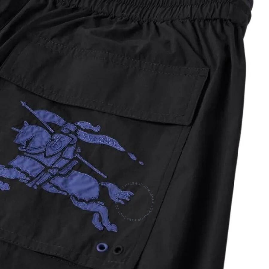 Burberry Wide Leg Equestrian Knight Track Pants - 2